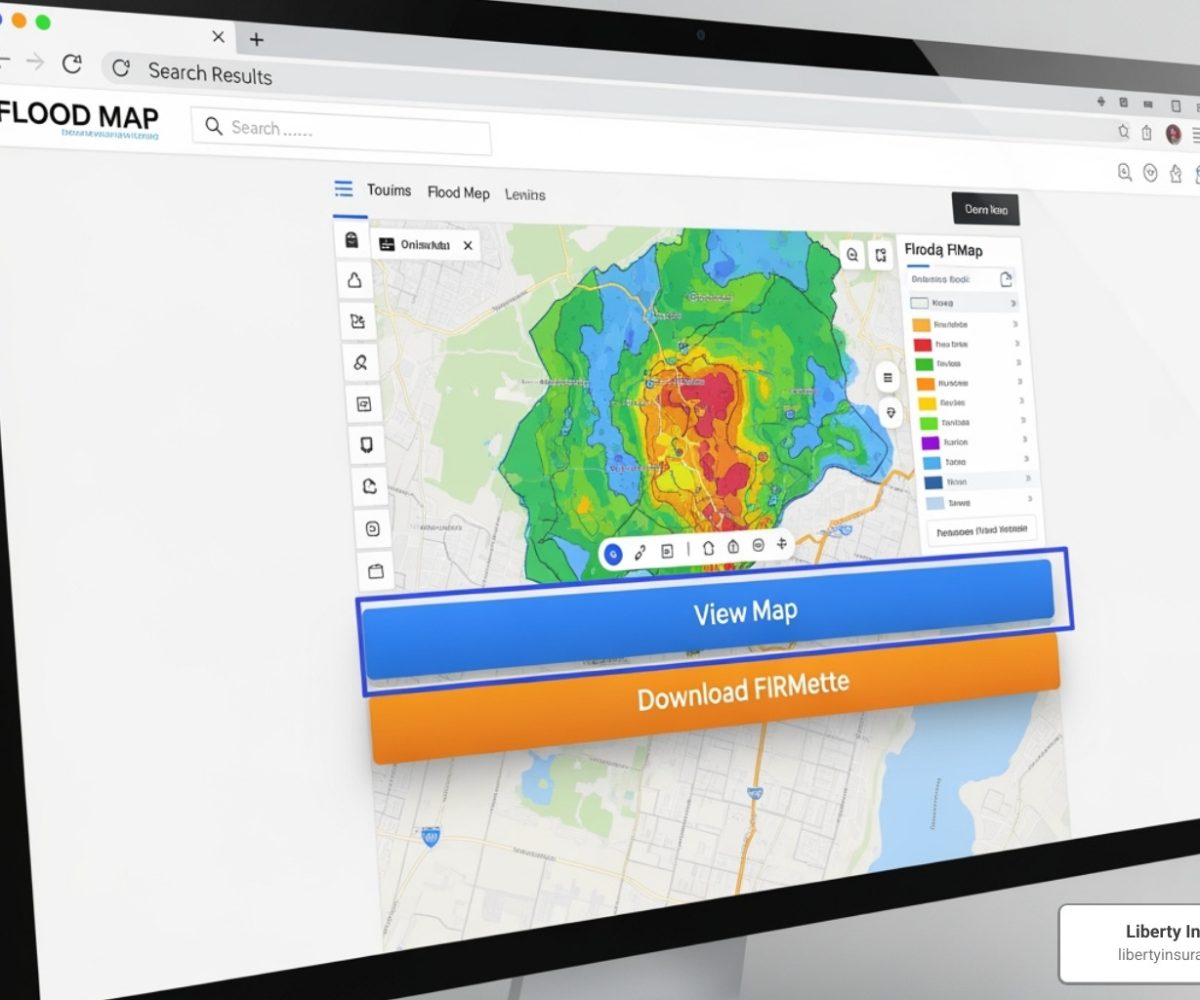 Flood zone map showing how to check Flood Zone X by address