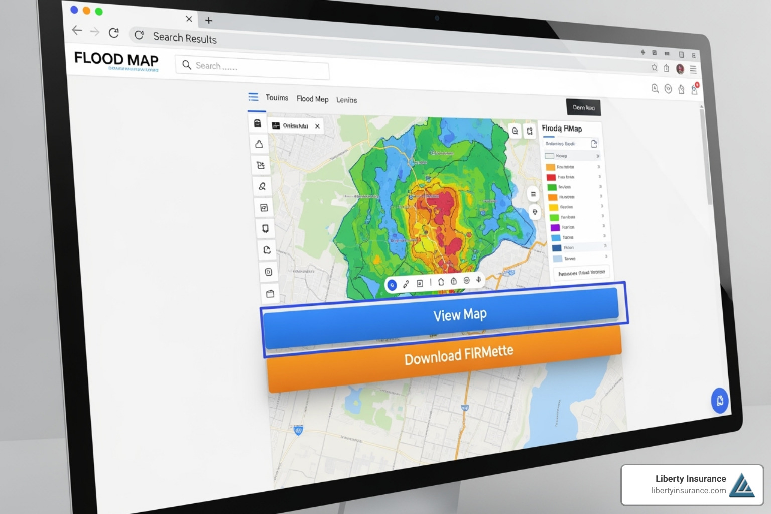 Flood zone map showing how to check Flood Zone X by address