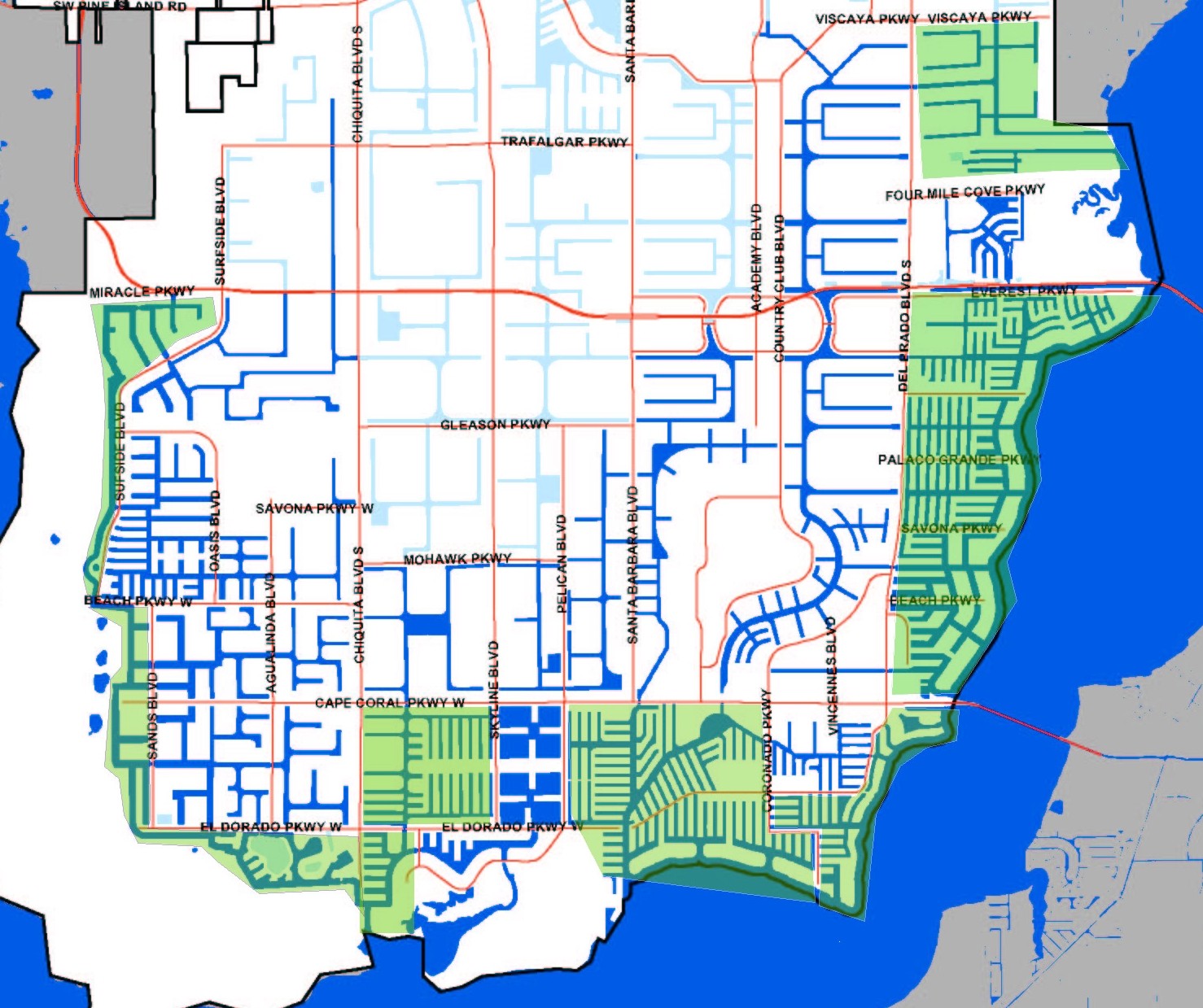 Easy Ways to Read a Cape Coral Canal Map in 2026 8 How to read a Cape Coral canal map with connections and directions