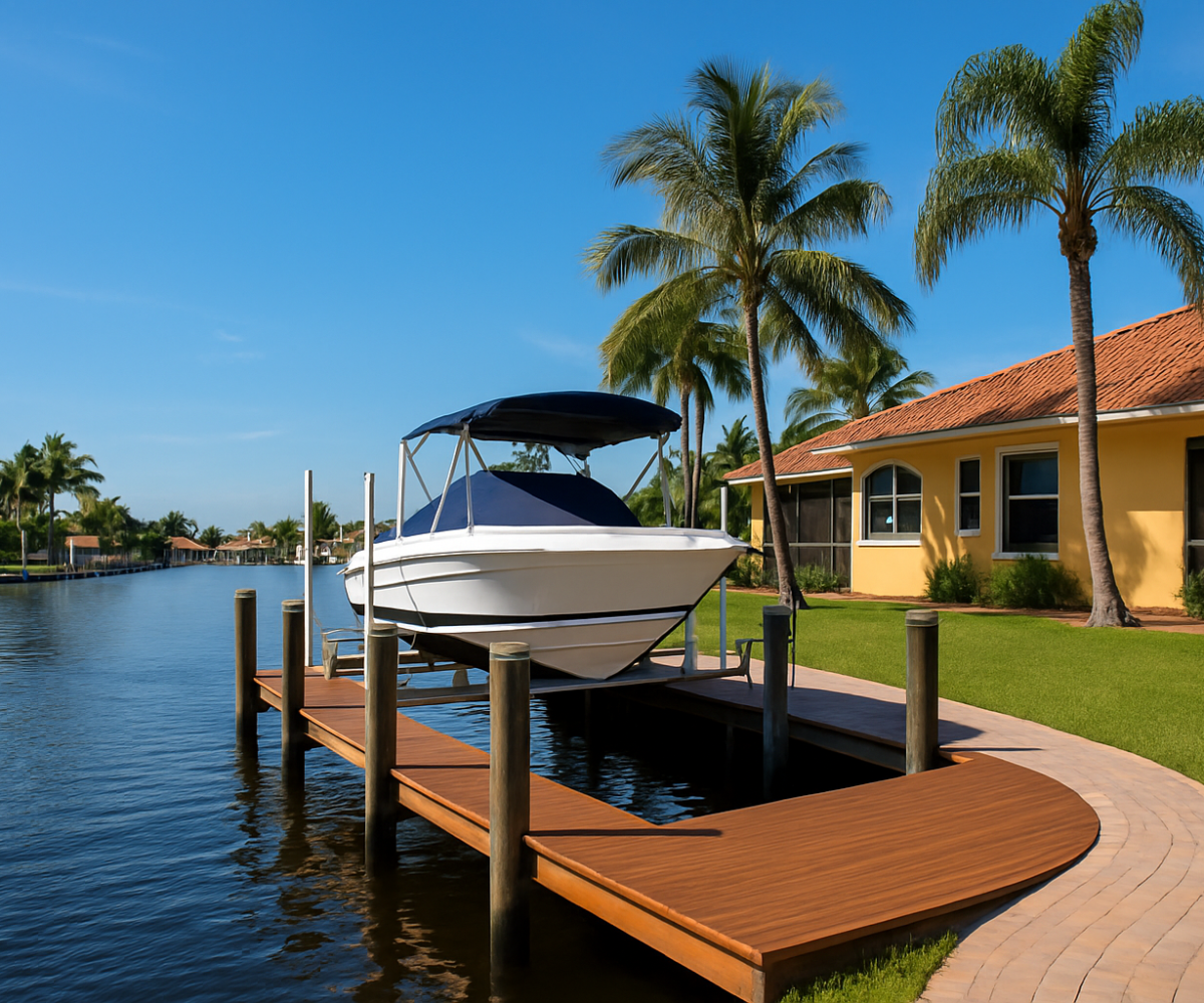 homes for sale with boat dock
