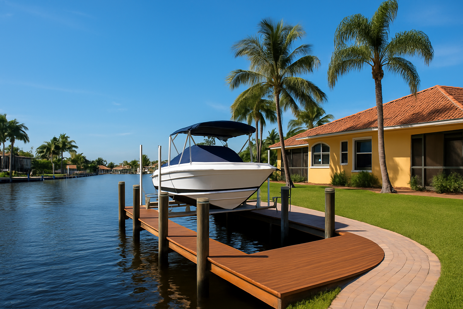 homes for sale with boat dock