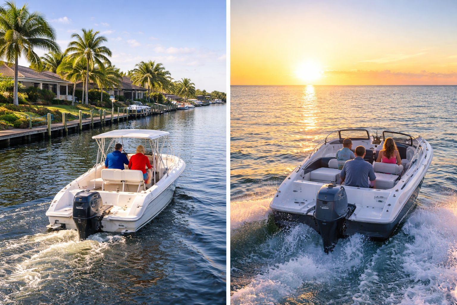 Year-round boating weather in Cape Coral Florida