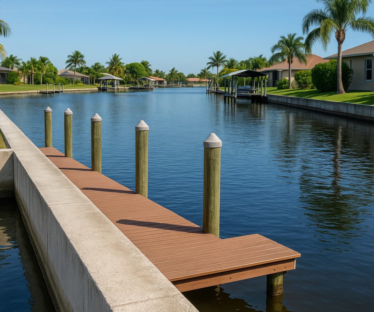 Seawall and dock rules for waterfront property
