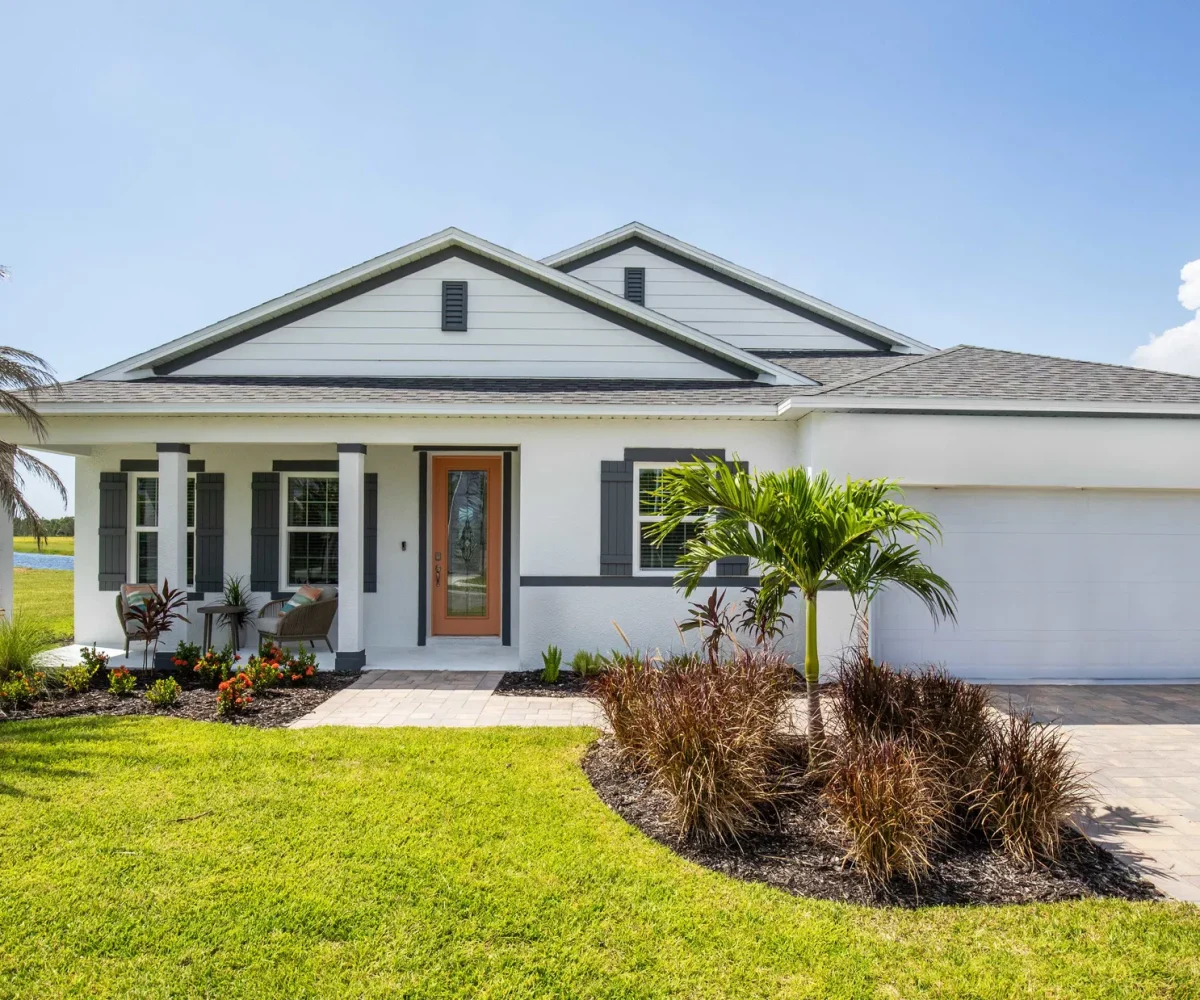 New construction homes in Cape Coral neighborhood