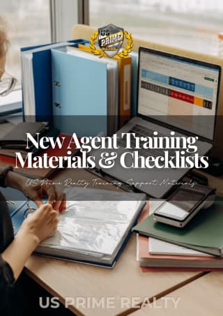 New Agent Training Materials & Checklists (Training Support Materials)