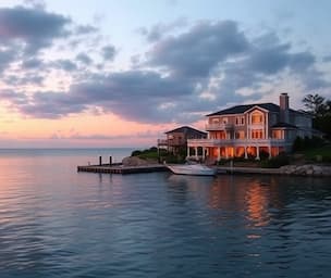 Waterfront homes