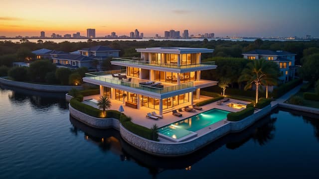 A Tampa Luxury Waterfront Home