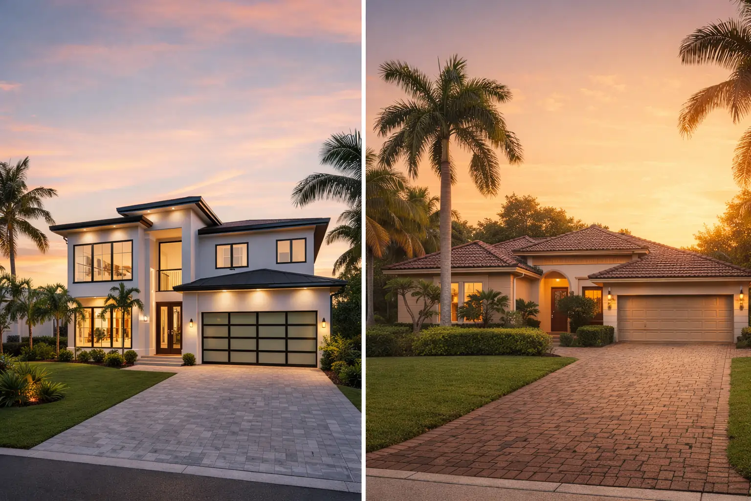 New construction vs resale homes in Florida comparison