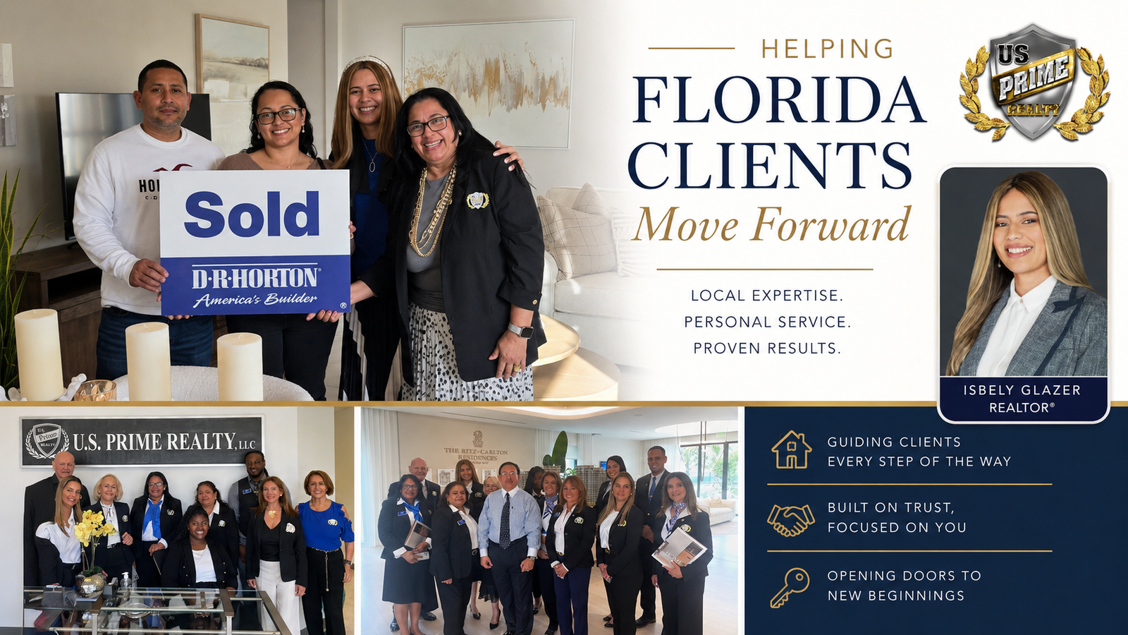 Isbely Glazer: The Florida Real Estate Broker Behind U.S. Prime Realty’s Trusted Growth 6 Florida real estate broker helping clients move forward with U.S. Prime Realty