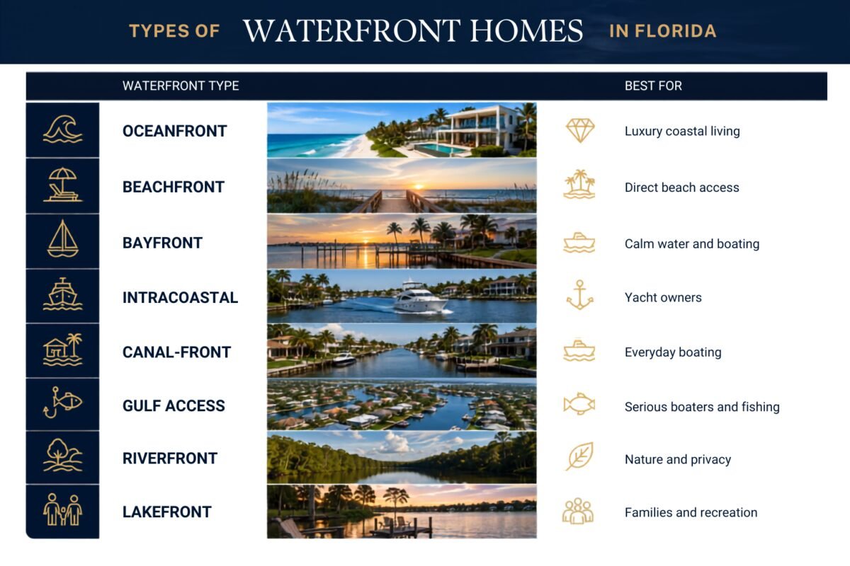 Before You Buy a Waterfront Home in Florida, Read This! 2 Waterfront homes in Florida guide by U.S. Prime Realty