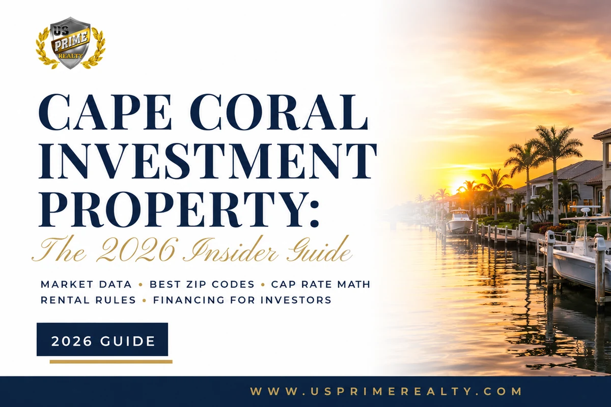 Cape Coral Investment Property: The 2026 Insider Guide 11 Cape Coral investment property 2026 insider guide, Gulf-access canal homes with private boat docks at sunset