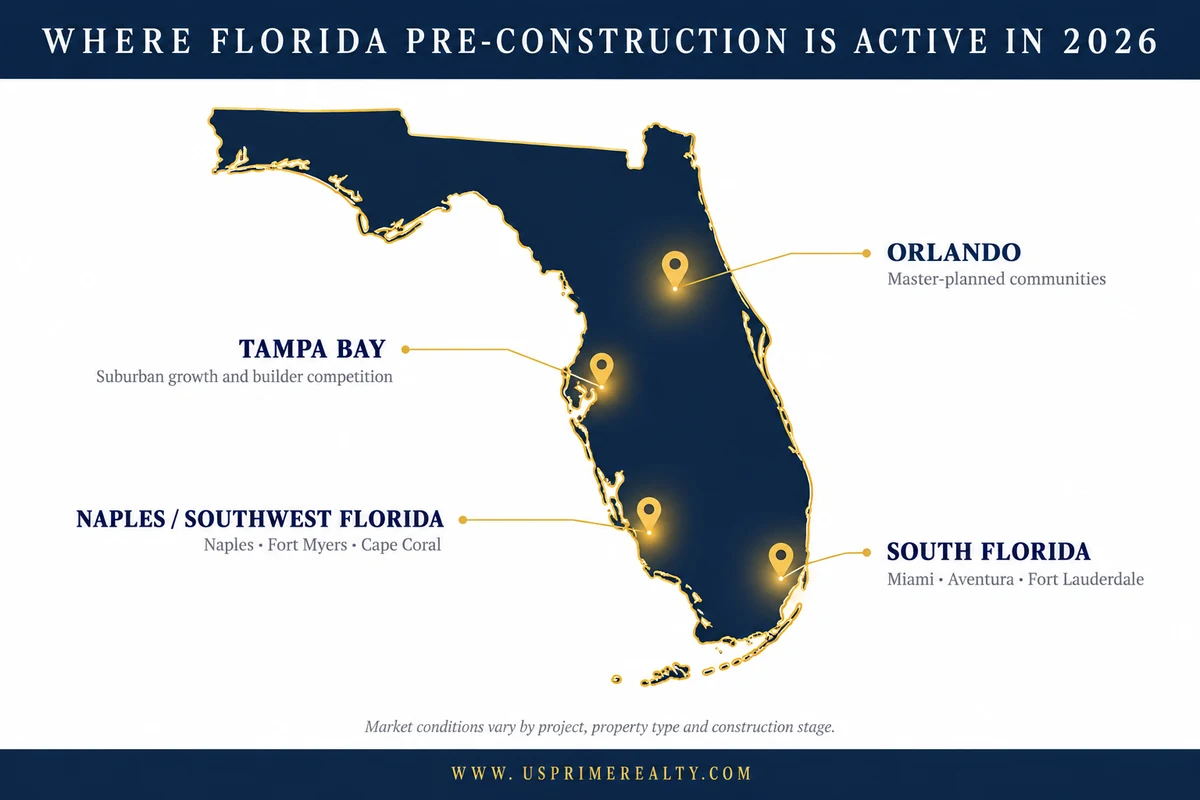 Pre-Construction Homes in Florida: The 2026 Buyer’s Guide 5 Florida pre-construction markets in Miami Naples Orlando and Tampa in 2026