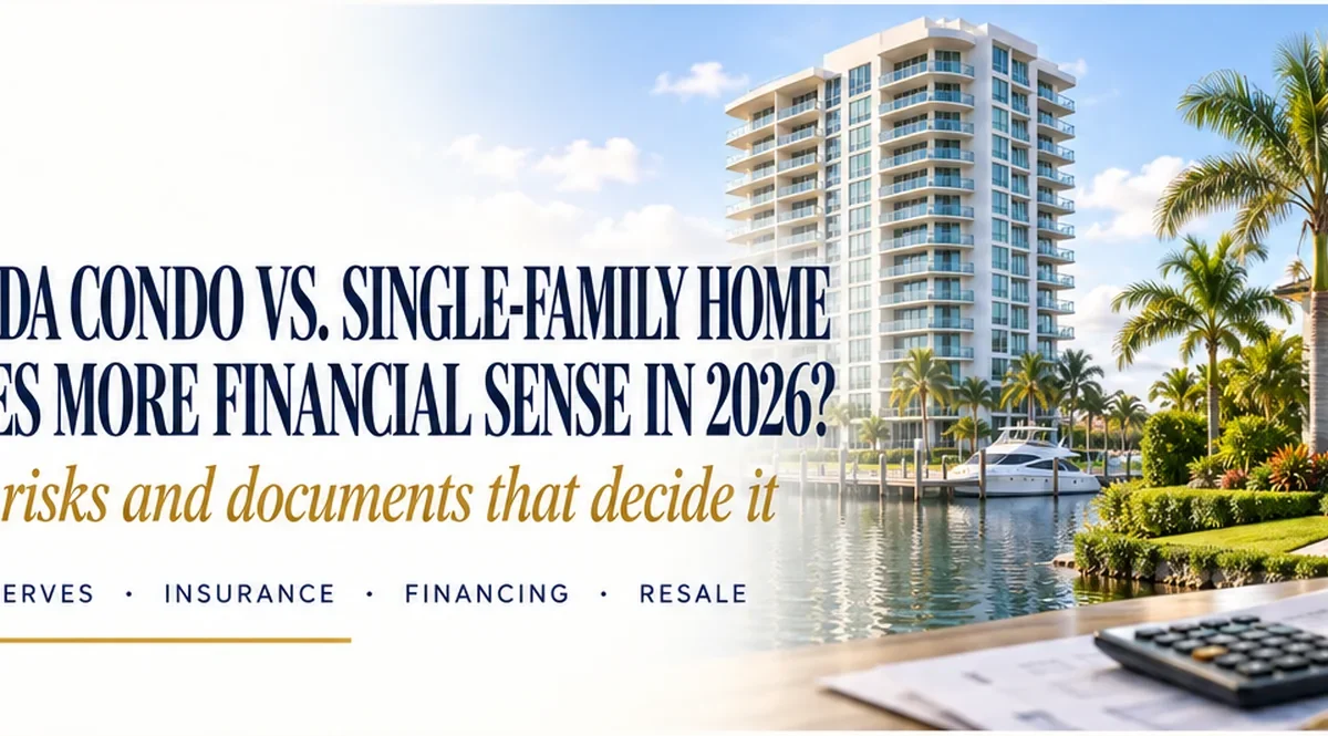South Florida condo vs single-family home 2026 financial guide banner